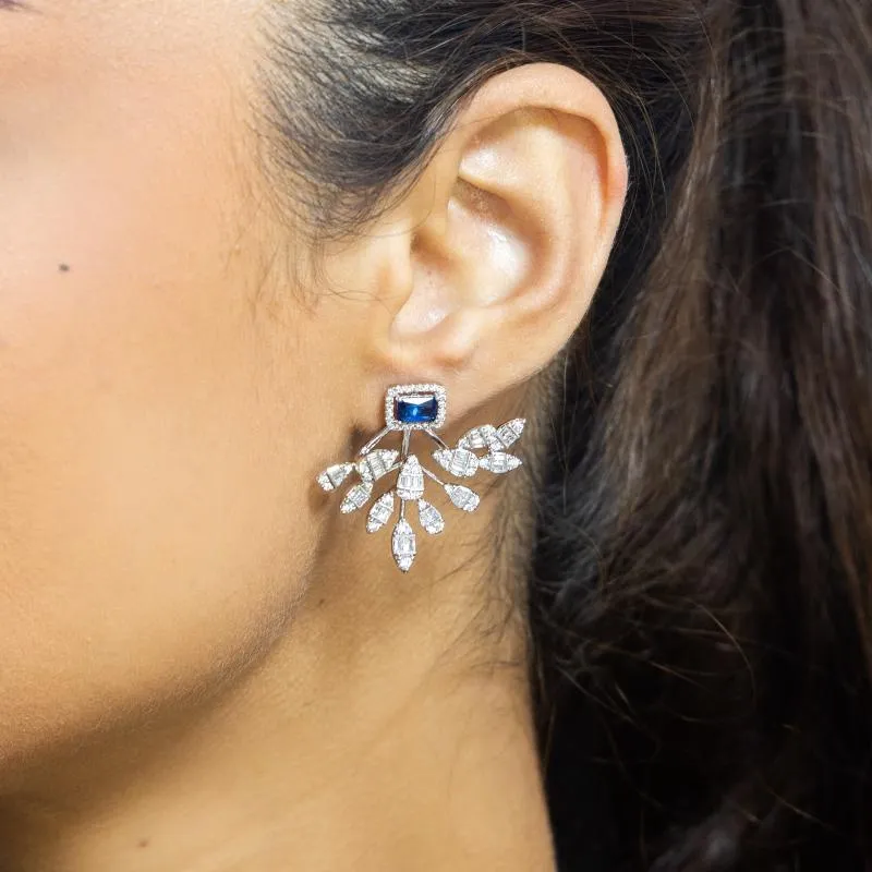 SA Earrings - Colored Marquise (S)