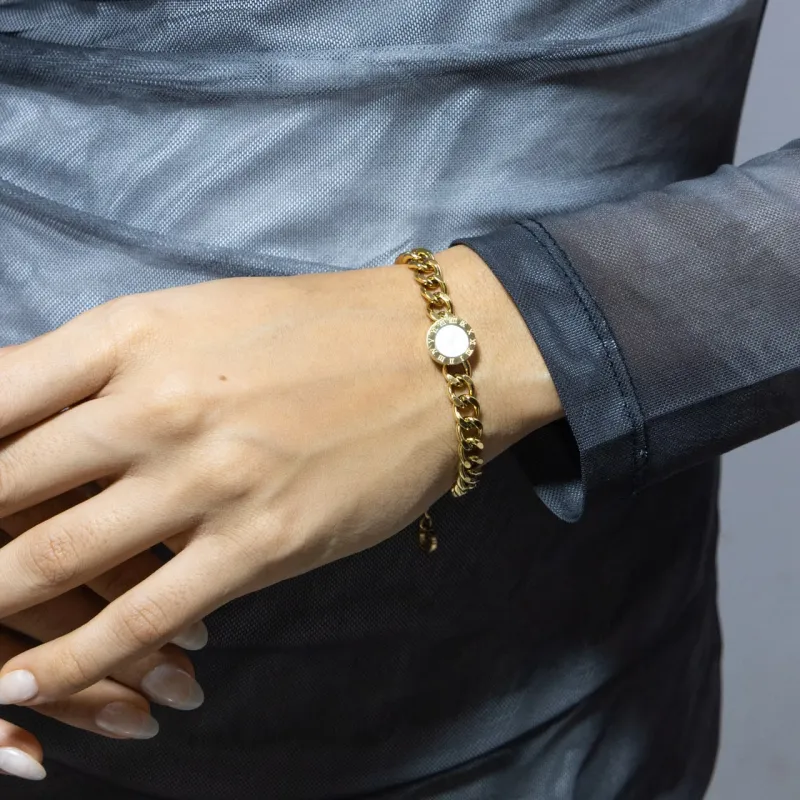 BV - Circle Thick Chain Bracelet