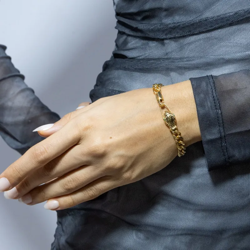 Snake Thick Chain Bracelet