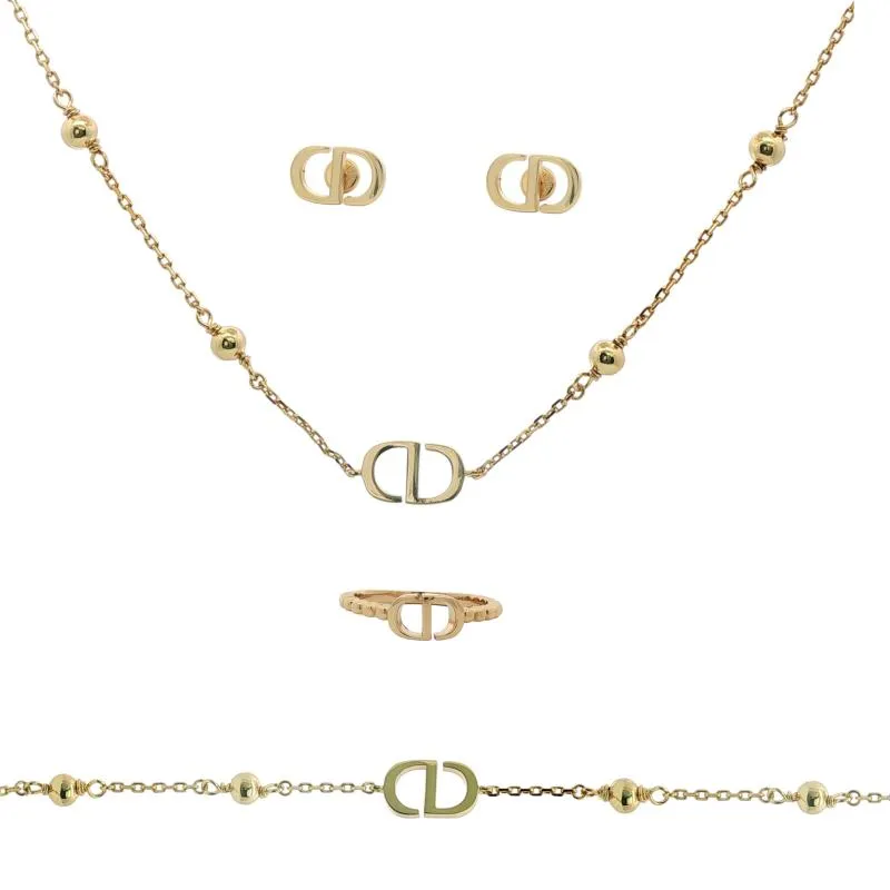 C&D - Logo Text w Shinning Beads Full Set