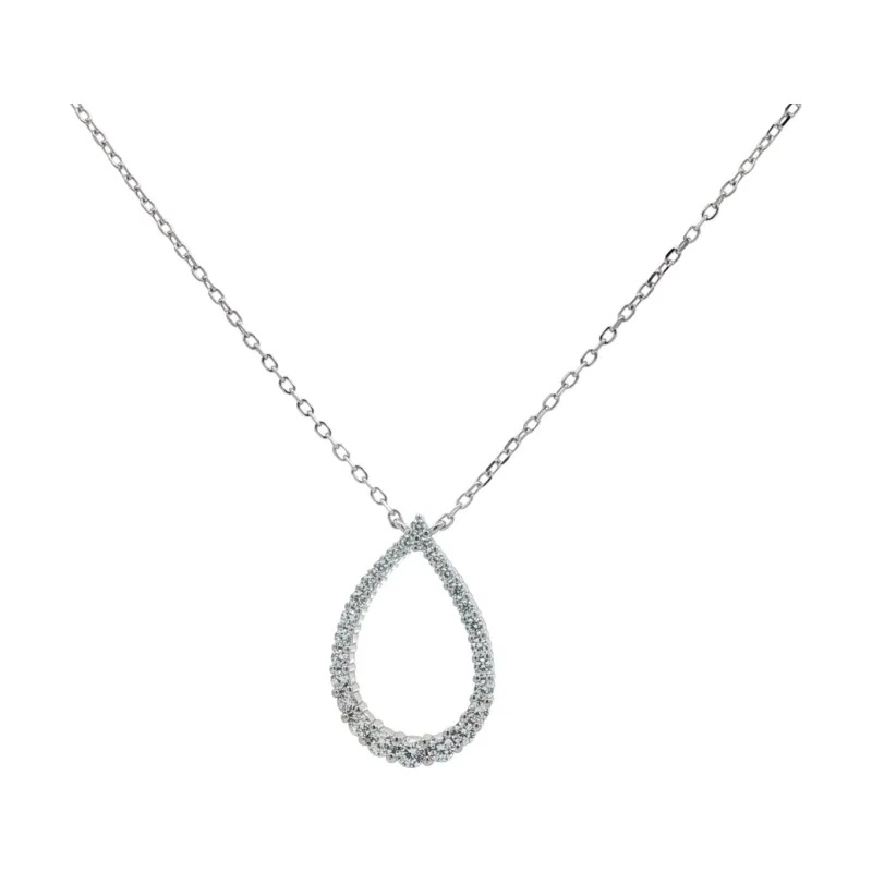 OS - Open Pear Drop Necklace