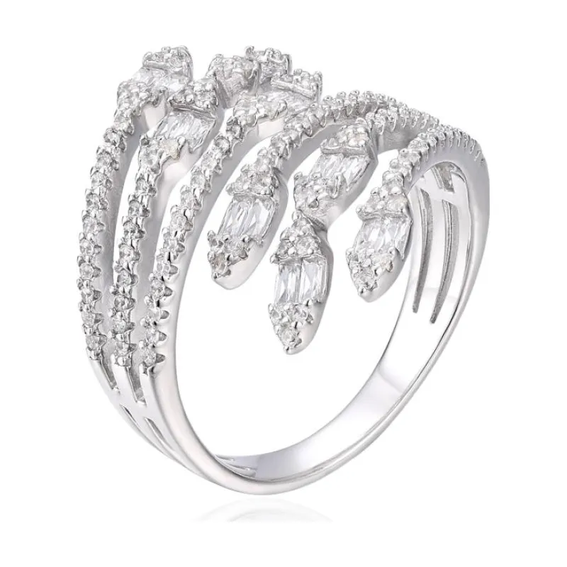 OS - Multi Layer Marquise Stones Ring
