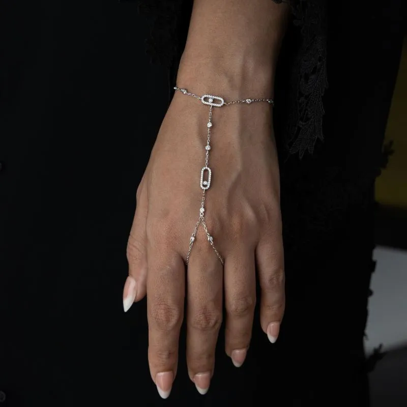 OS - MES Inspire 2 FS Pin with Studs Chain Ring Bracelet 