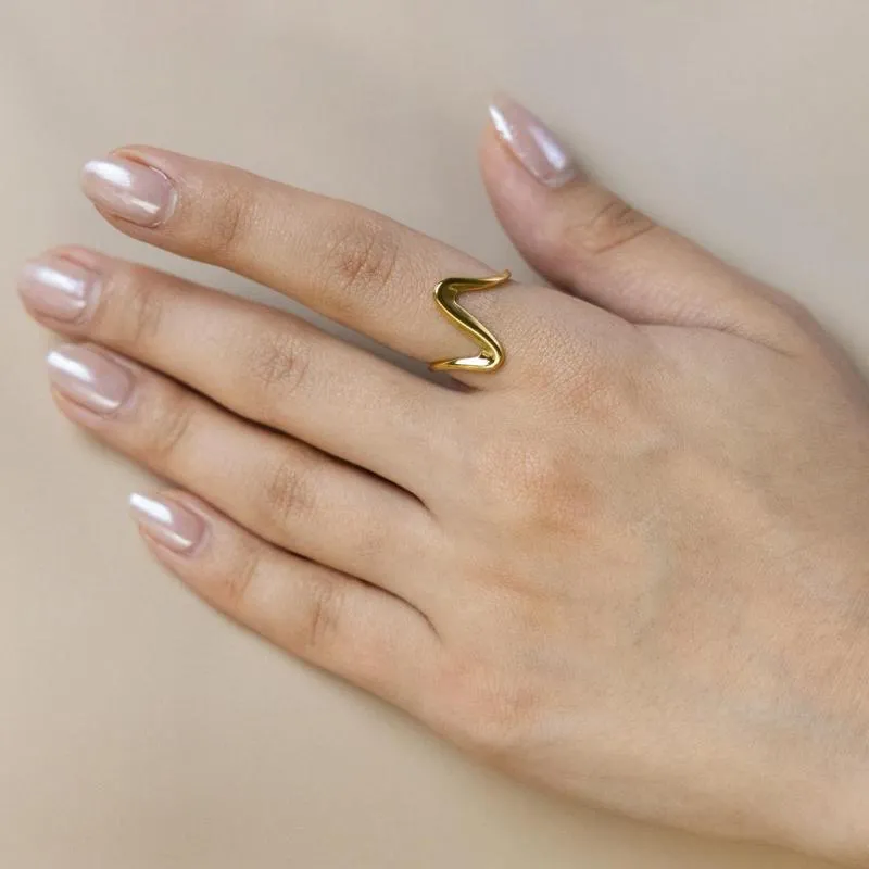 Pulse Wave Ring (Free Size)