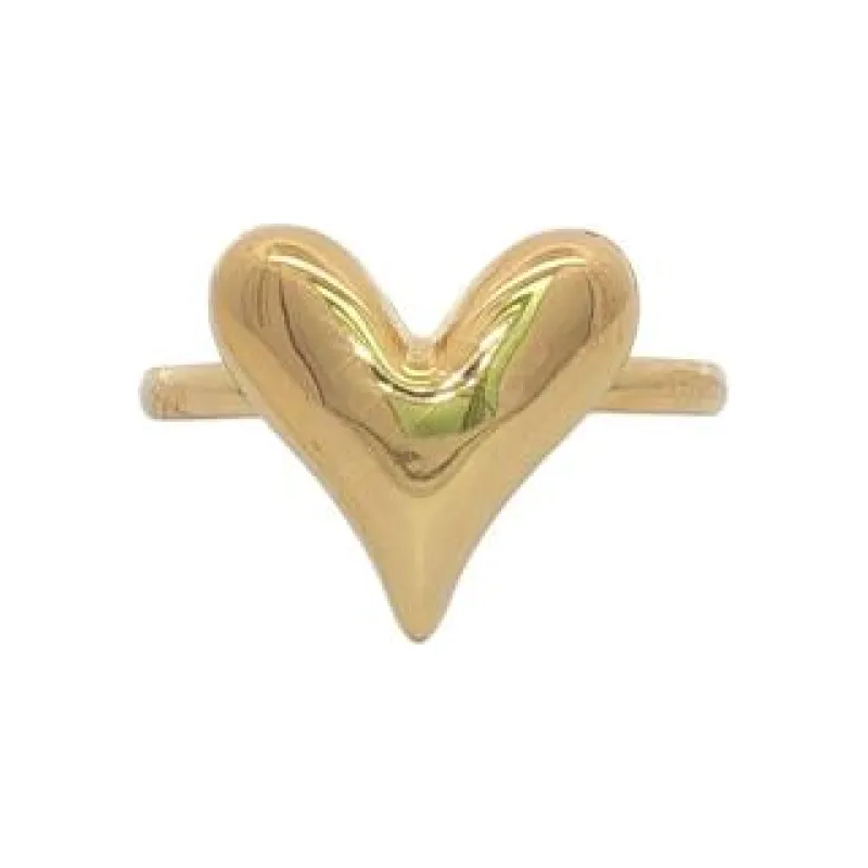 Pointy Heart Ring (Free Size)