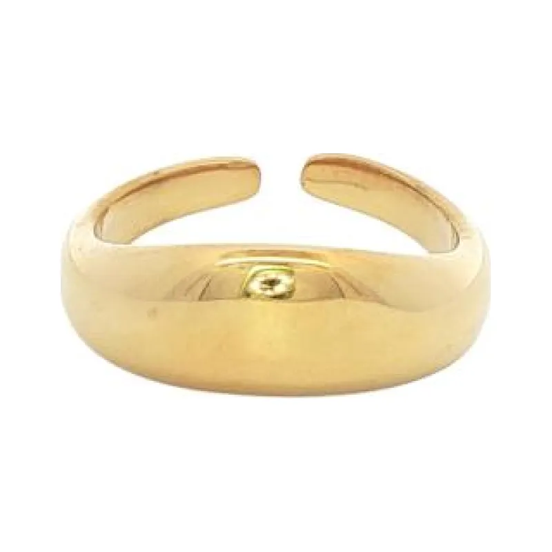 Polished Dome Ring (Free Size)