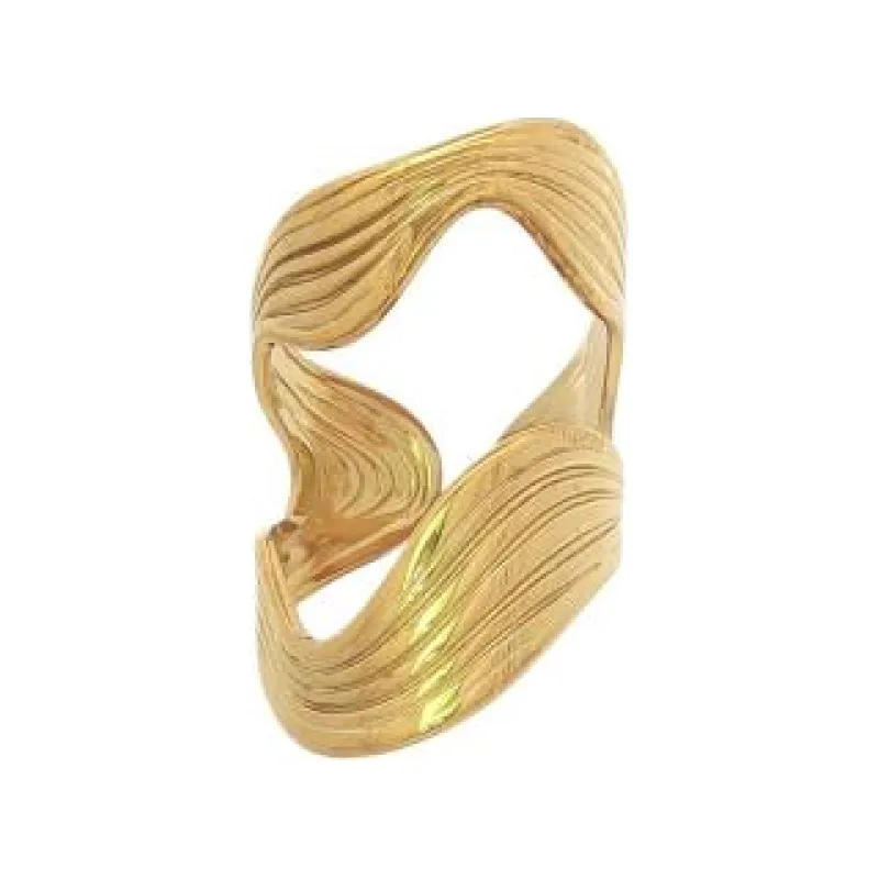 Tidal Flower Ring (Free Size)
