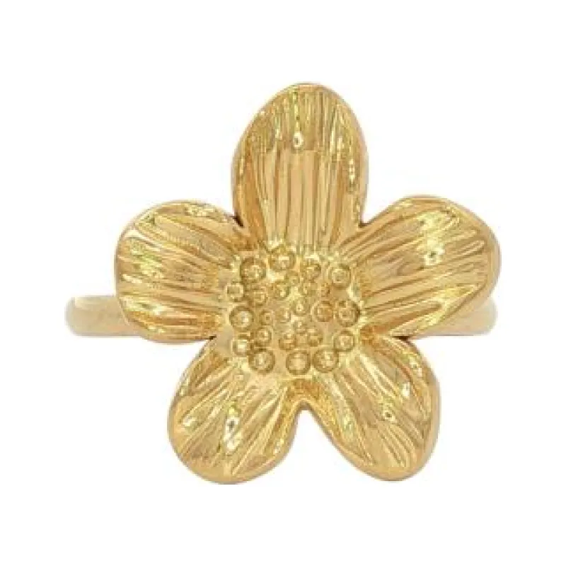 Wild Flower Bloom Ring (Free Size)