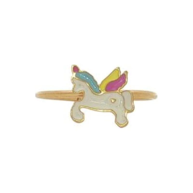 Multicolor Unicorn Ring (Free Size)