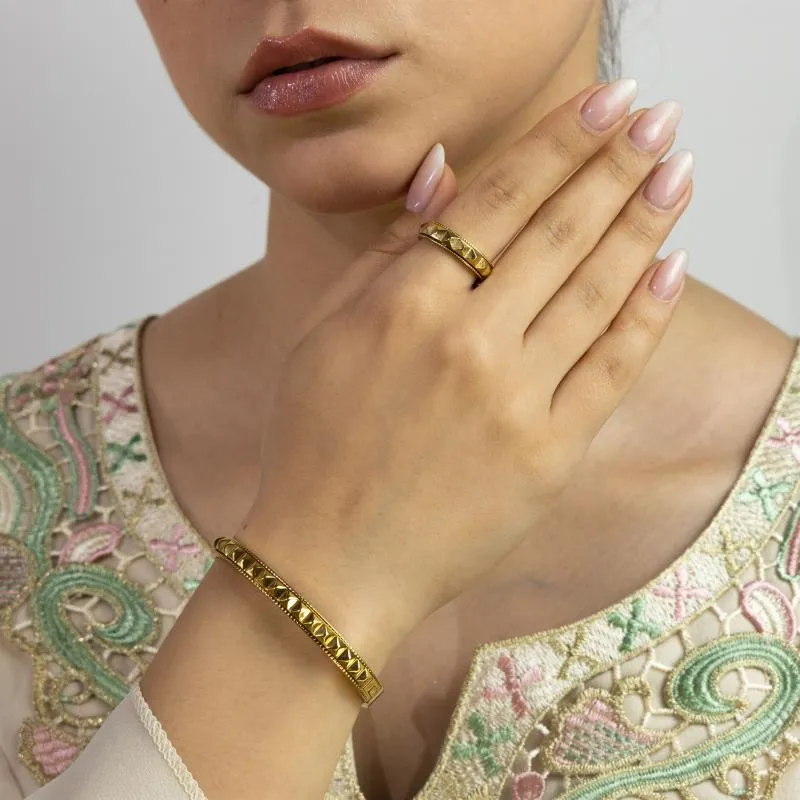 Bangle Set - Pyramid Duo