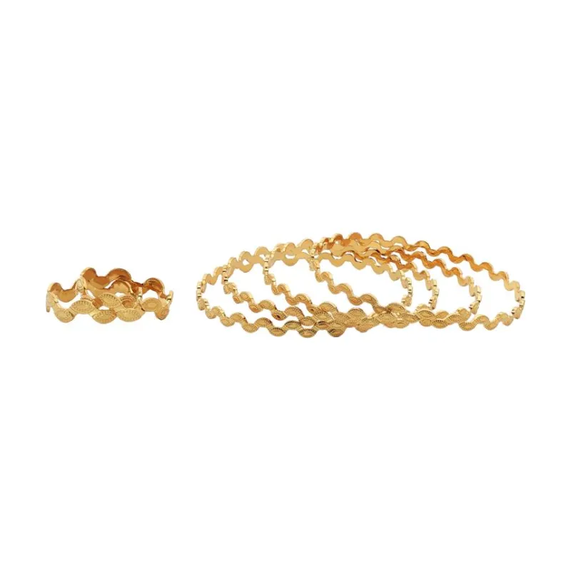 Bangle Set - 4Pcs Eye Serpentine 