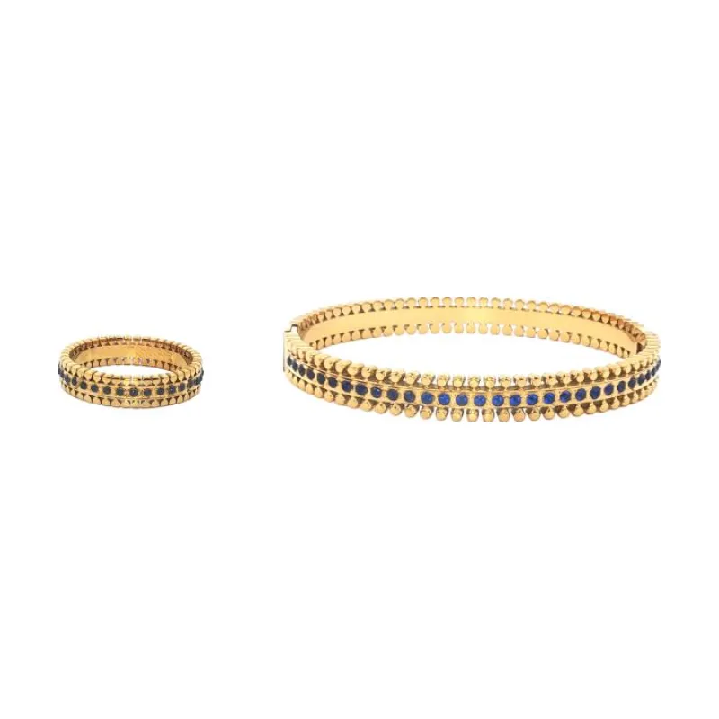 Bangle Set - Round Cut Celestial Orbit