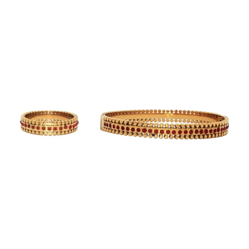 Bangle Set - Round Cut Celestial Orbit