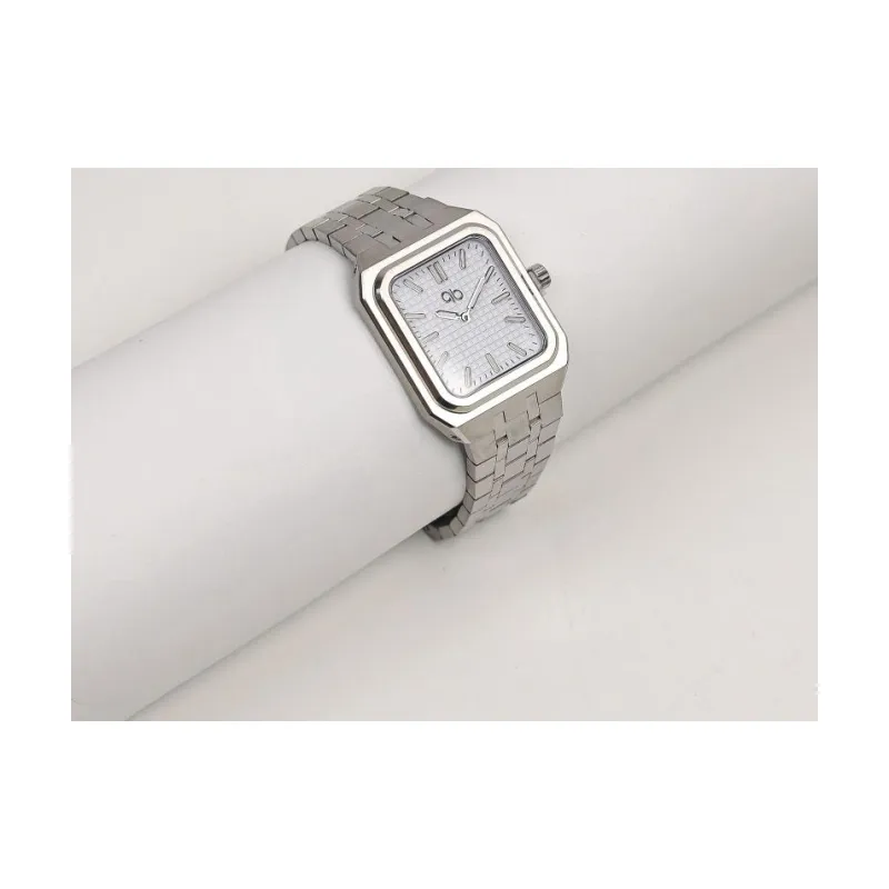 PB Rectangle Men’s Watch – White