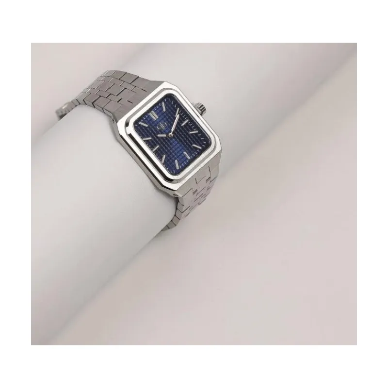 PB Rectangle Men’s Watch –  Navy Blue 