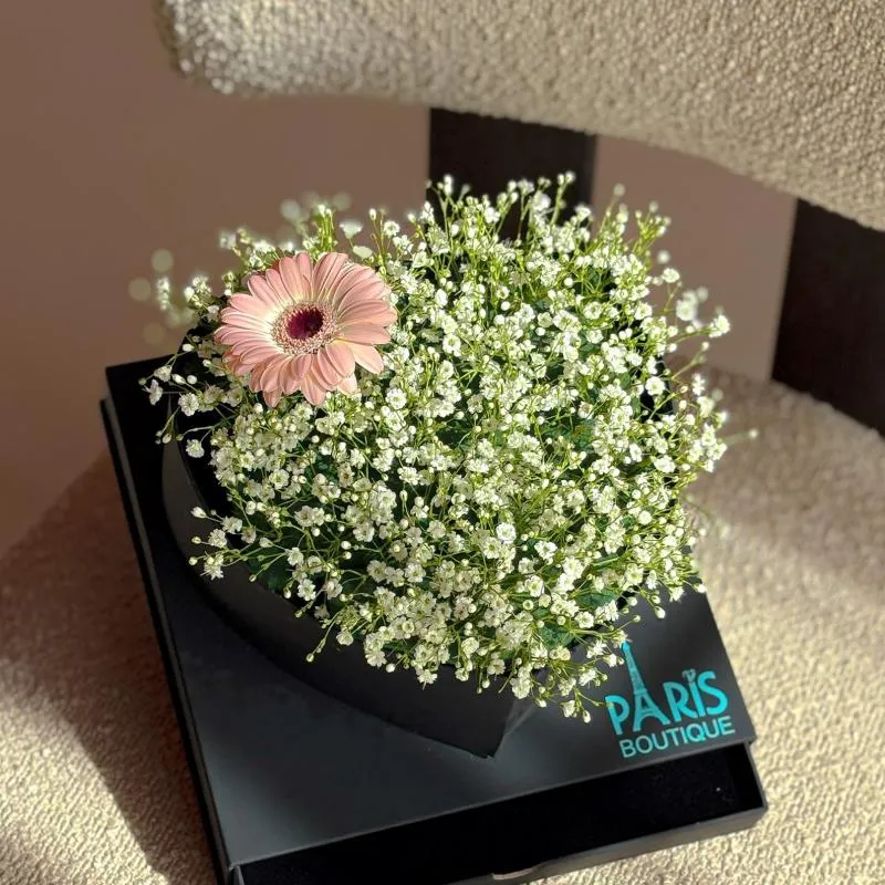 Heart Shape Flowers Bouquet 