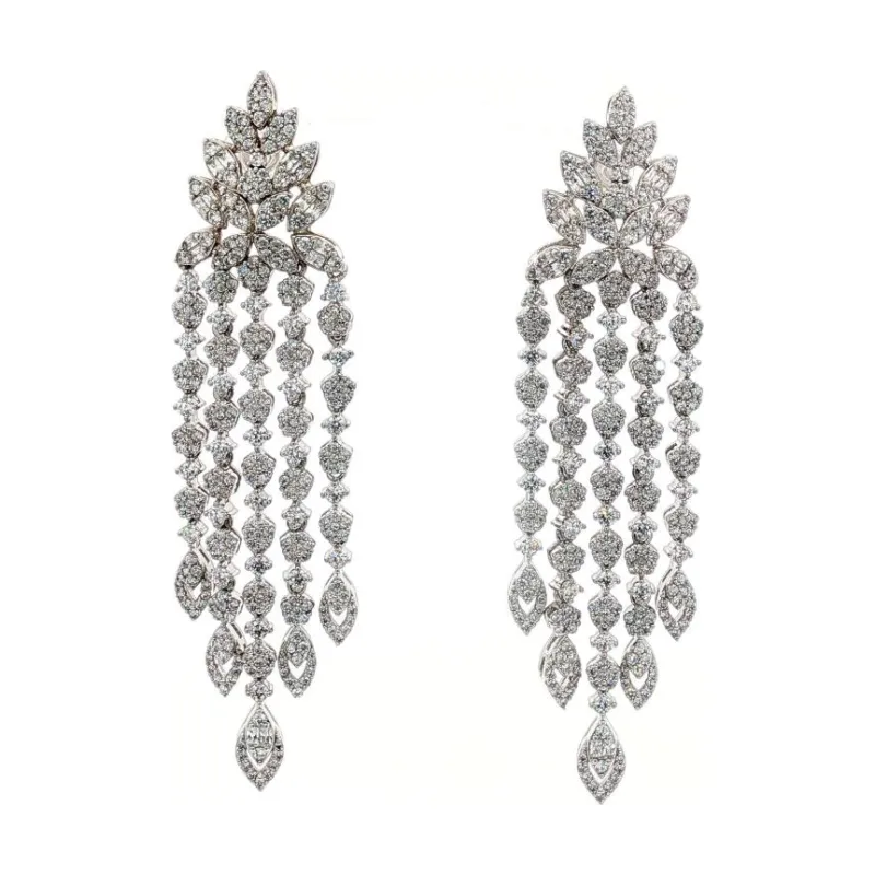 SA Earrings Diamond Dewfall 