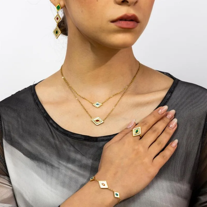Full Set - Diagonal w Col Marquise 