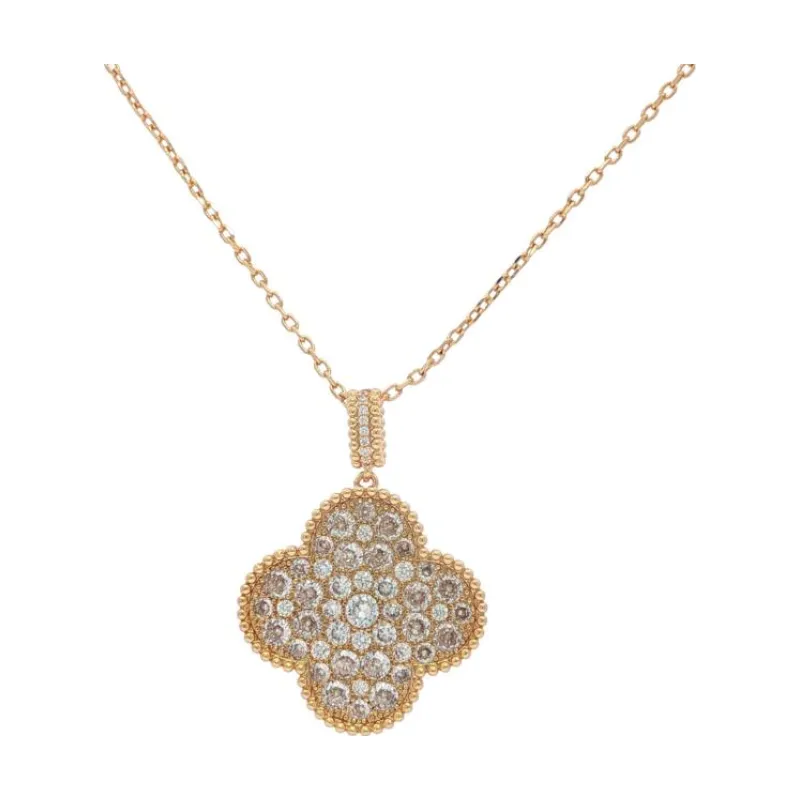 VCA - 1F Long Necklace Clone Daimond