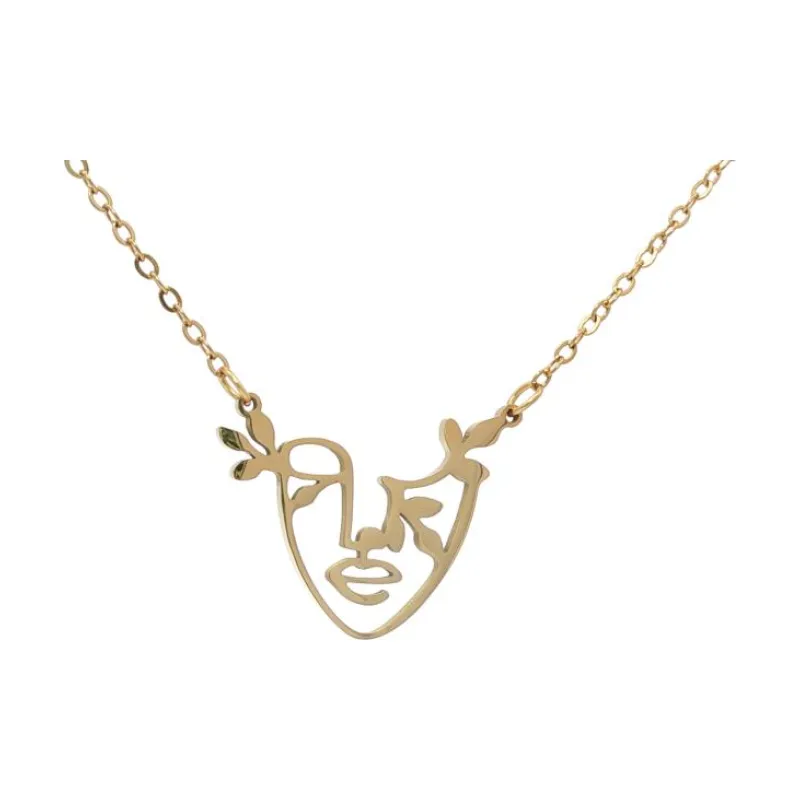 Tribe Face Necklace