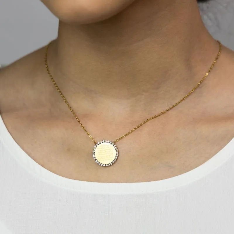 Sm Qura w Stones Necklace